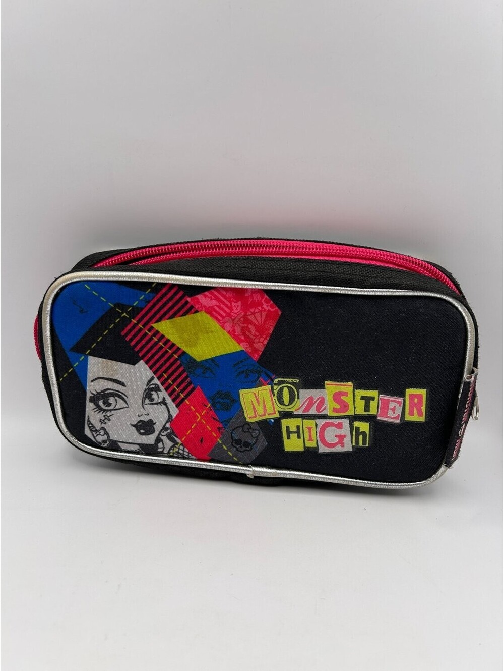 Monster High 277339MP Pencil Case Black Fabric Manufactured By Calego